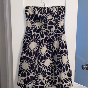 J. Crew Navy Floral Dress